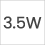 Verbruikt 3.5W per uur