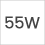 Verbruikt 55W per uur