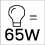 Vergelijkbaar met 65Watt gloeilamp