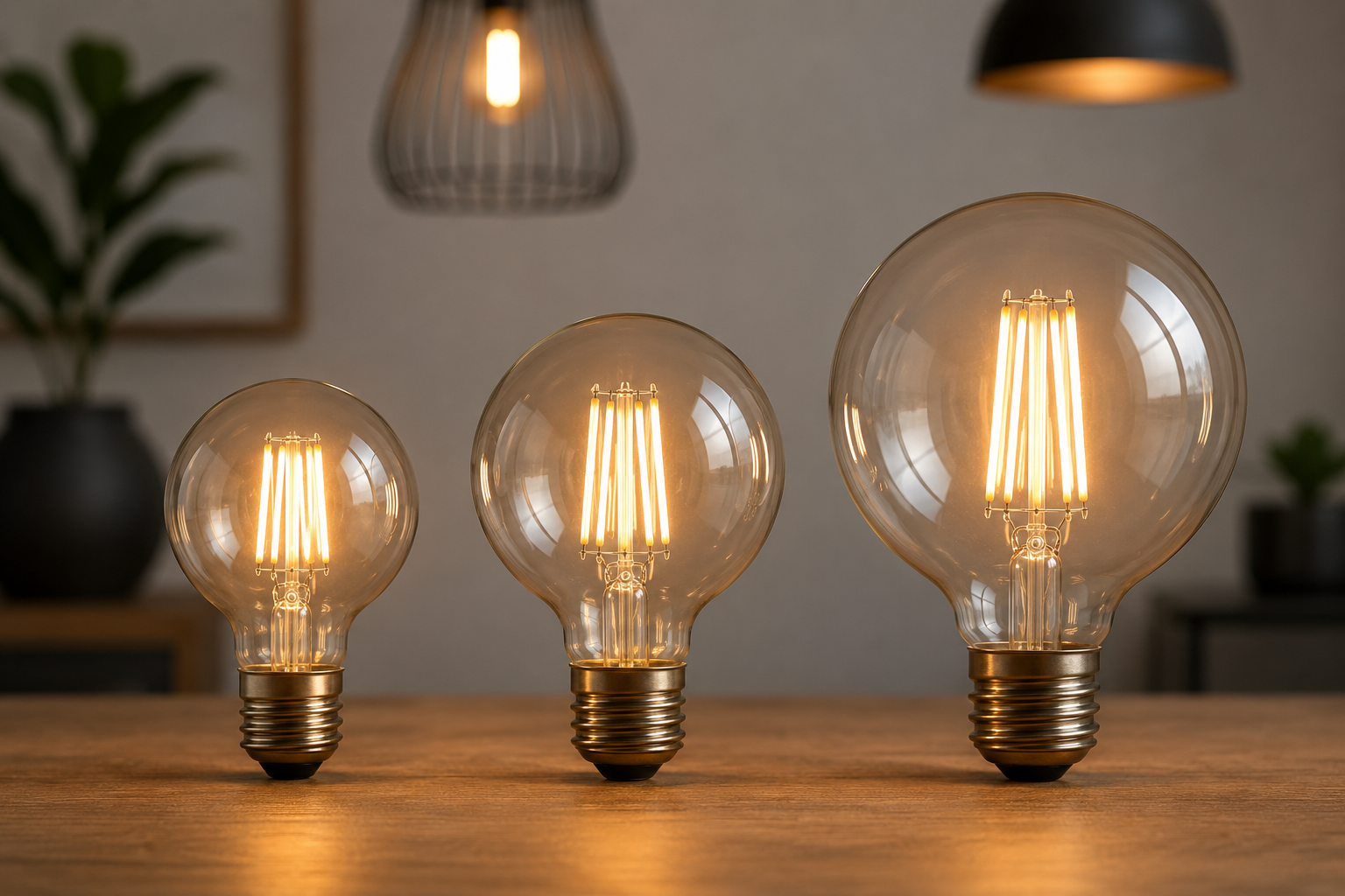 G80, G95 of G125: wat is het verschil tussen globe lampen?