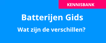 Alles over batterijen en onze oplaadbare batterijen