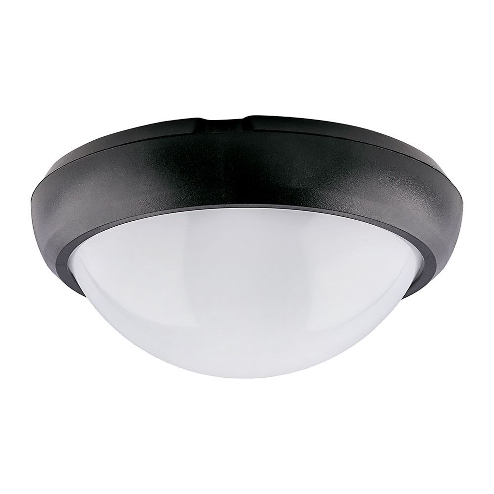 Zwarte ronde LED Plafondlamp 