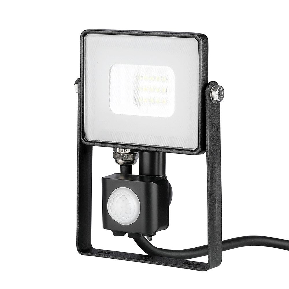 10W LED Bouwlamp met PIR sensor-Warm Wit