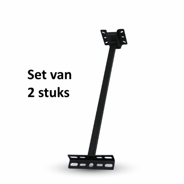 Muursteun voor LED Bouwlamp | Set van 2