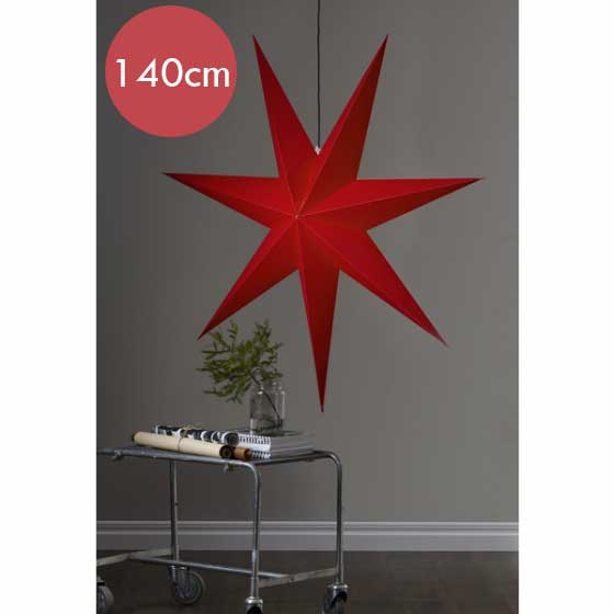 Kerstster Rozen -140cm -lichtkleur: Warm Wit -Kerstdecoratie