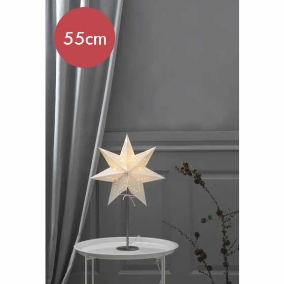 Staande kerstster Sensy-55cm -lichtkleur: Warm Wit -met stekker -Kerstdecoratie