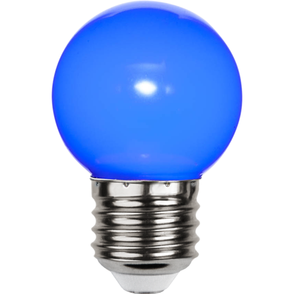 LED Prikkabellamp E27 | 1W | Blauw