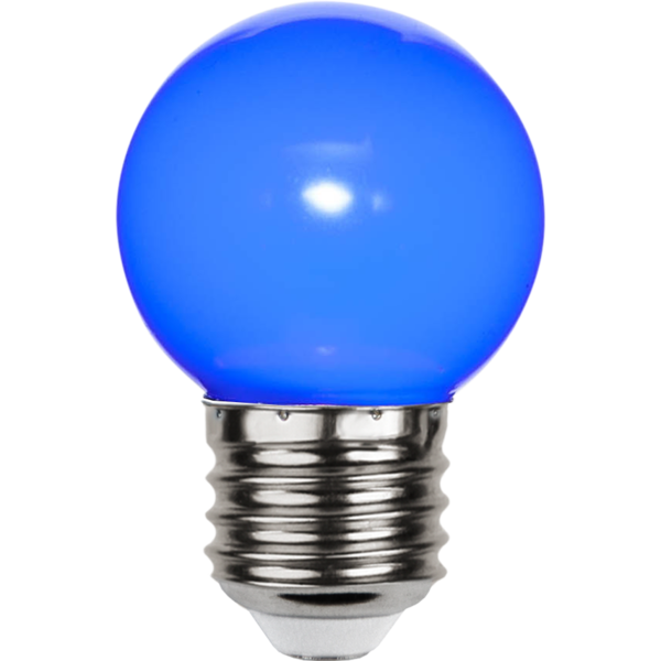 LED Prikkabellamp E27 | 1W | Blauw 