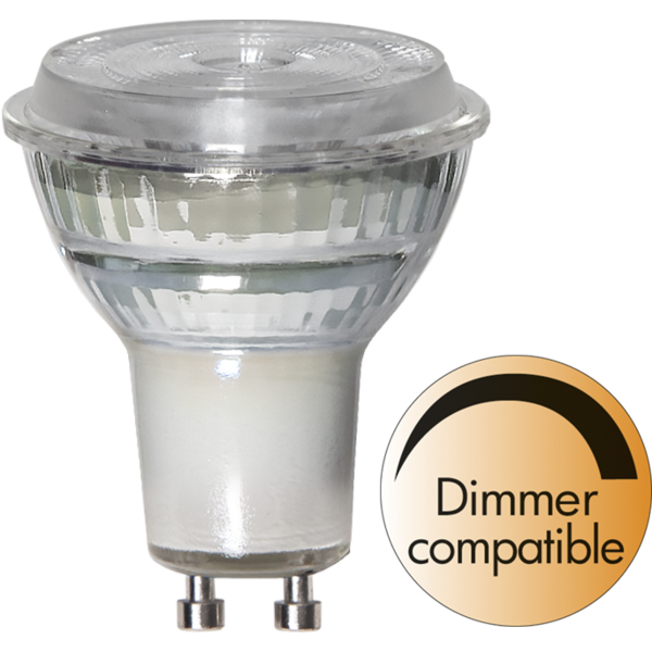 Star Trading LED Spot lichtbron - GU10 - Dimbaar - Warm Wit - 3000K - 5.2 Watt - vervangt 60W Haloge Star Trading LED Spot lichtbron - GU10 - Dimbaar - Warm Wit - 3000K - 5.2 Watt - vervangt 60W Haloge