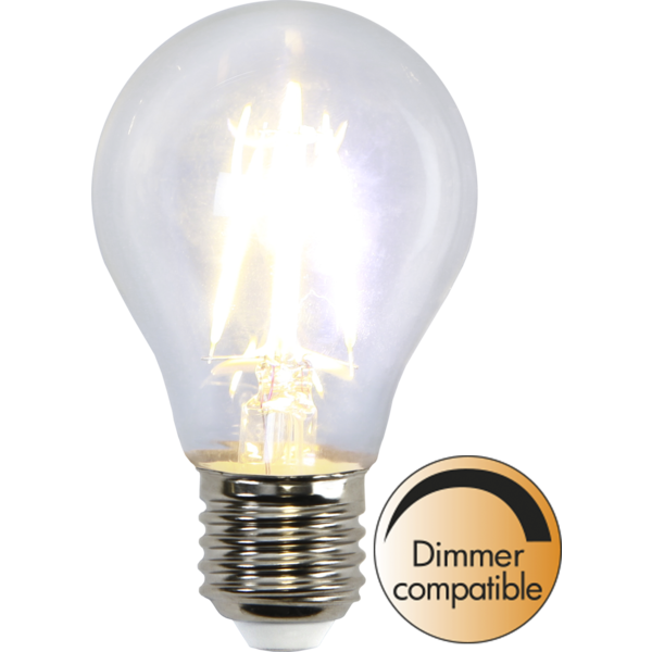 Star Trading LED Peertje (Standaard maat) lichtbron - E27 - Dimbaar - Extra Warm Wit - 2700K - 4 Watt - vervangt 40W Halogeen