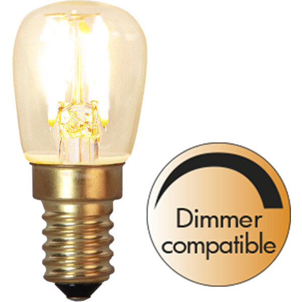 Star Trading LED Kogel Lamp lichtbron - E14 - Dimbaar - Super Warm Wit <2200K - 1.4 Watt - vervangt 7W Halogeen