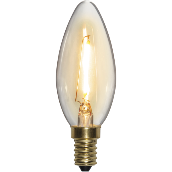 Star Trading LED Kaars lamp lichtbron - E14 - Niet dimbaar - Super Warm Wit <2200K - 0.8 Watt - vervangt 8W Halogeen