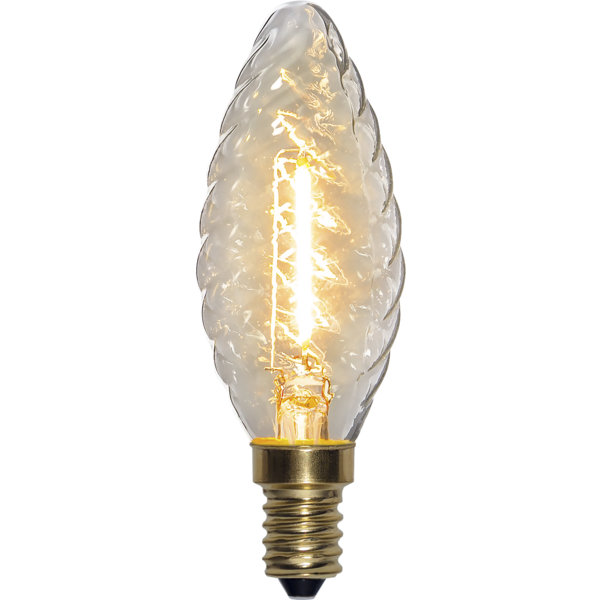 Star Trading LED Kaars lamp lichtbron - E14 - Niet dimbaar - Super Warm Wit <2200K - 0.8 Watt - vervangt 14W Halogeen