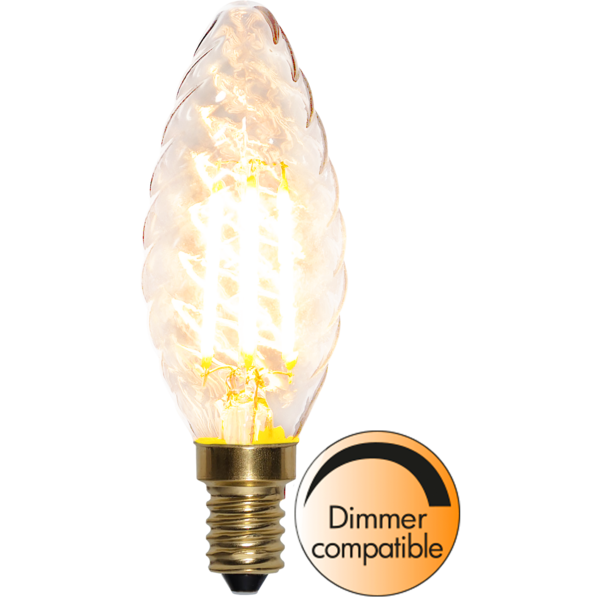 Star Trading LED Kaars lamp lichtbron - E14 - Dimbaar - Super Warm Wit <2200K - 4 Watt - vervangt 40W Halogeen