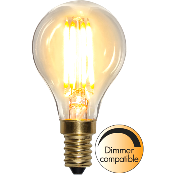 Star Trading LED Kogel Lamp lichtbron - E14 - Dimbaar - Super Warm Wit <2200K - 4 Watt - vervangt 50W Halogeen