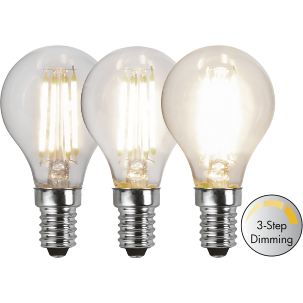 3 standen led lamp  - 4W -Warm Wit (3000K) -Dimbaar met schakelaar -3 step dimming
