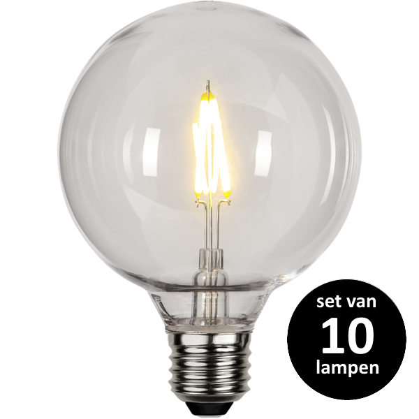 0.6W(E27) Heldere Bol XL voor prikkabel (G95) -Extra Warm Wit (2700K) -Niet dimbaar - , Voor prikkab 0.6W(E27) Heldere Bol XL voor prikkabel (G95) -Extra Warm Wit (2700K) -Niet dimbaar - , Voor prikkab