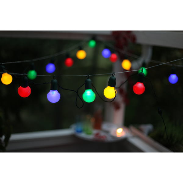 Feestverlichting 570cm met 20 lampjes -Multicolor (RGB)