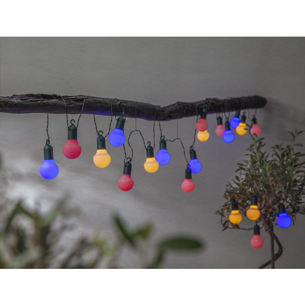 Feestverlichting 570cm met 20 lampjes -Multicolor (RGB)