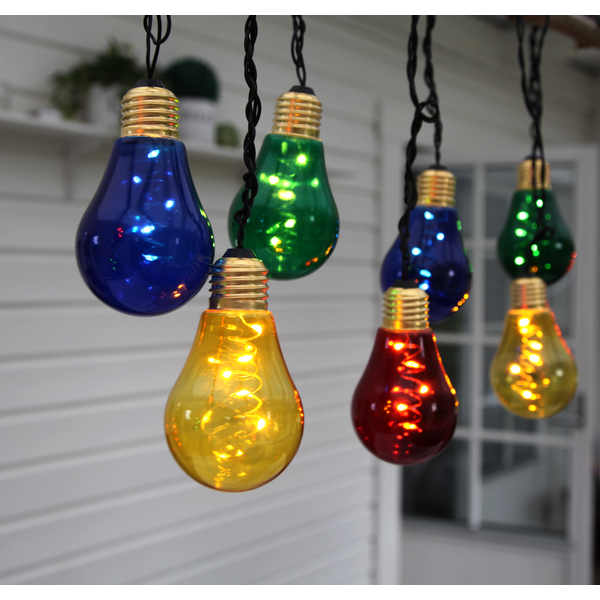 Feestverlichting 360cm met 10 lampjes -Warm Wit - prikkabel - lichtsnoer