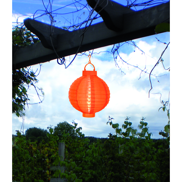 Solar Lantaarn -Oranje -Wit Licht -22CM -Zonne-Energie