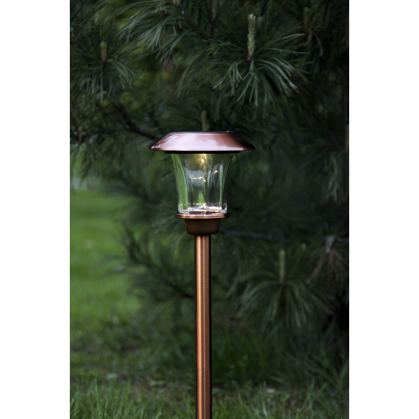 Solar Priklamp -Koper -Warm Wit -48CM -Zonne-Energie