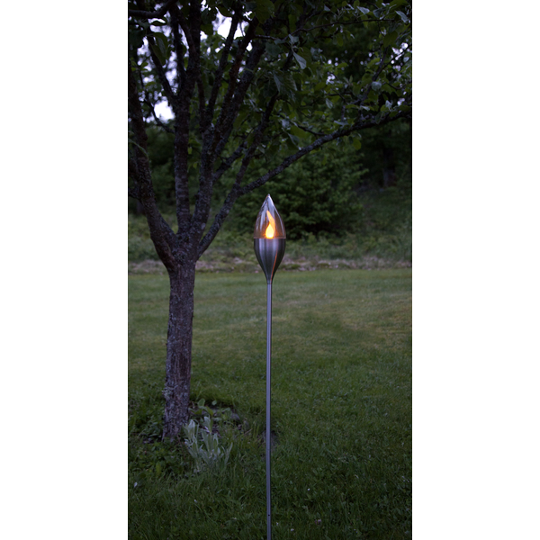 Solar Fakkel -RVS -Kaarslicht -115CM -Zonne-Energie