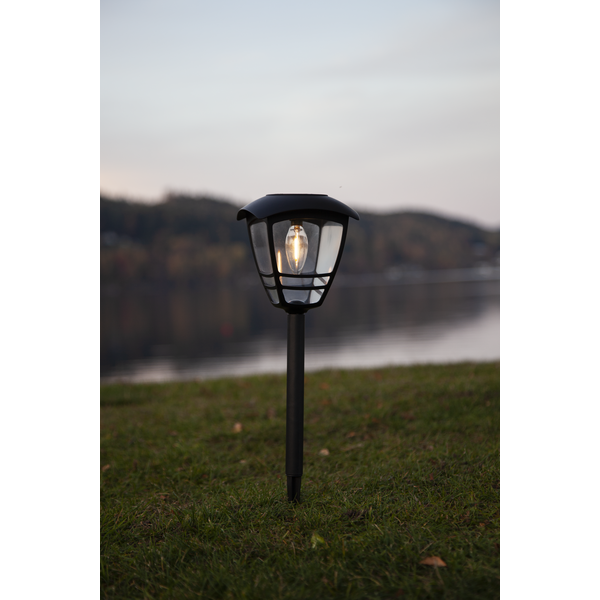 Solar Priklamp -Zwart -Warm Wit -45CM -Zonne-Energie