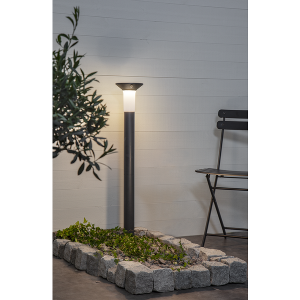 Solar Staande buitenlamp -Antraciet -90CM -Beweginsmelder