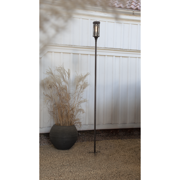 Solar Priklamp -Bruin -Warm Wit -180CM -Zonne-Energie