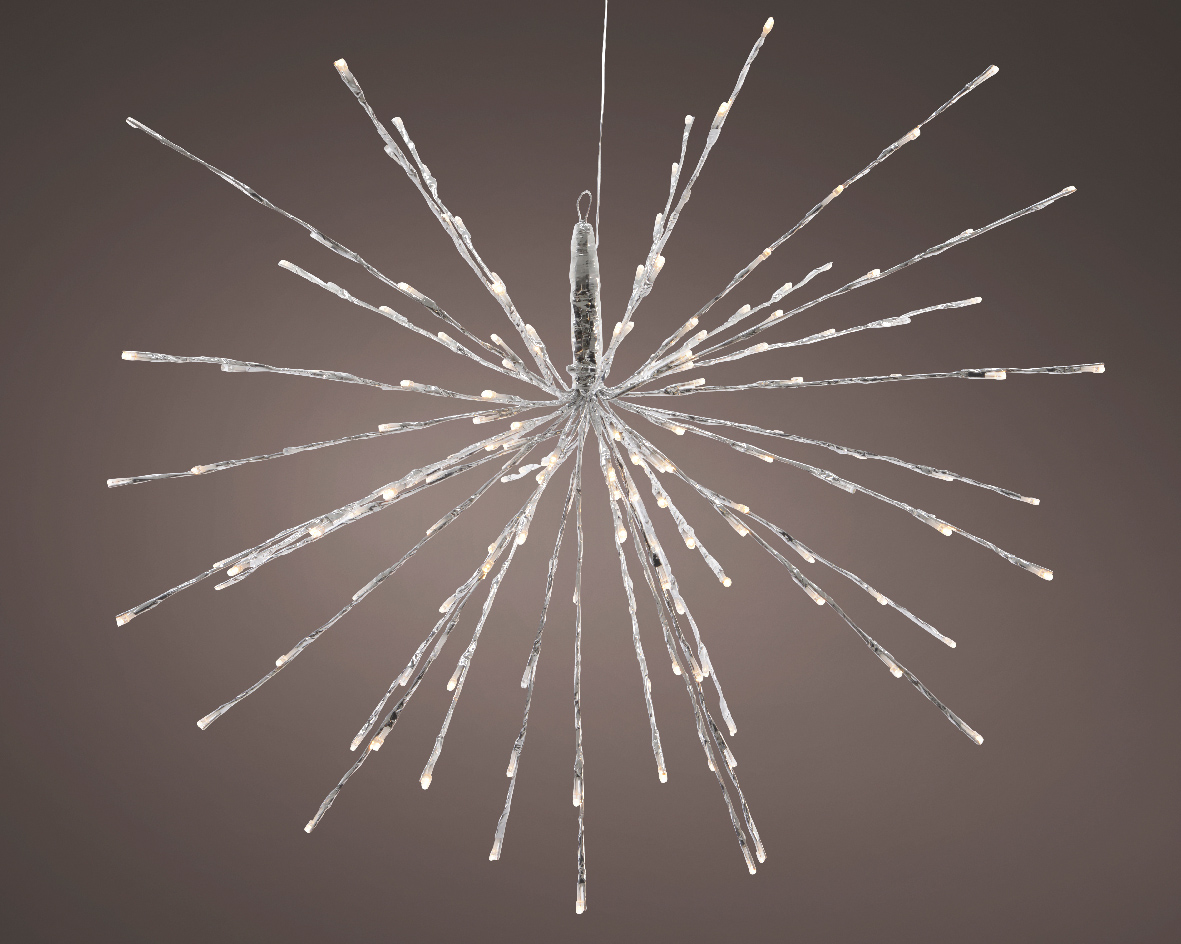 Poolster zilver met 72 micro LED lampjes - Ø 45CM Poolster zilver met 72 micro LED lampjes - Ø 45CM