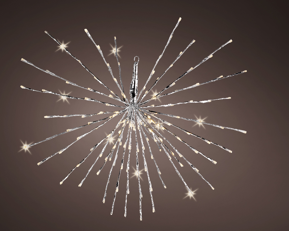 Poolster zilver met 160 micro LED lampjes - Ø 70CM Poolster zilver met 160 micro LED lampjes - Ø 70CM