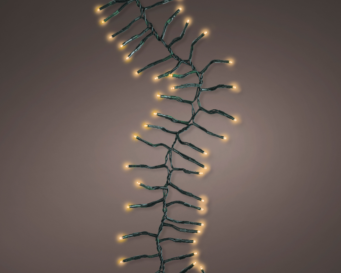 Kerstverlichting LED Cluster String 15M met 8 twinkel effecten - 1190 lampjes Kerstverlichting LED Cluster String 15M met 8 twinkel effecten - 1190 lampjes