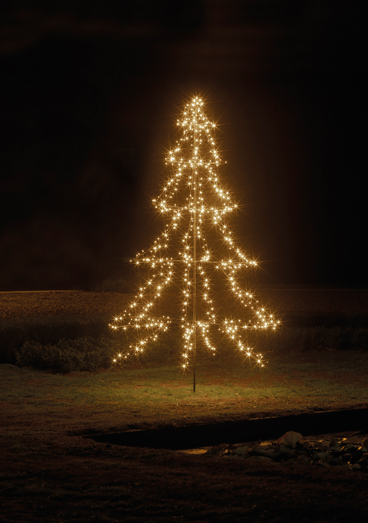 Buiten Kerstboom met 420 LED lampjes - warm wit - 200CM
