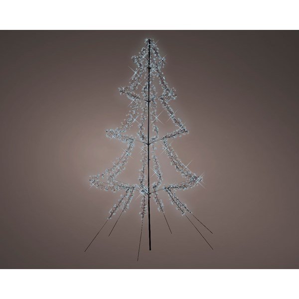 LED Kerstboom 3 meter cluster LED - Cool White LED Kerstboom 3 meter cluster LED - Cool White