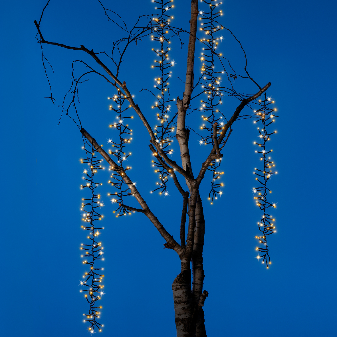 Koppelbare hangende boom verlichting voor buiten met de feestdagen - Starterset