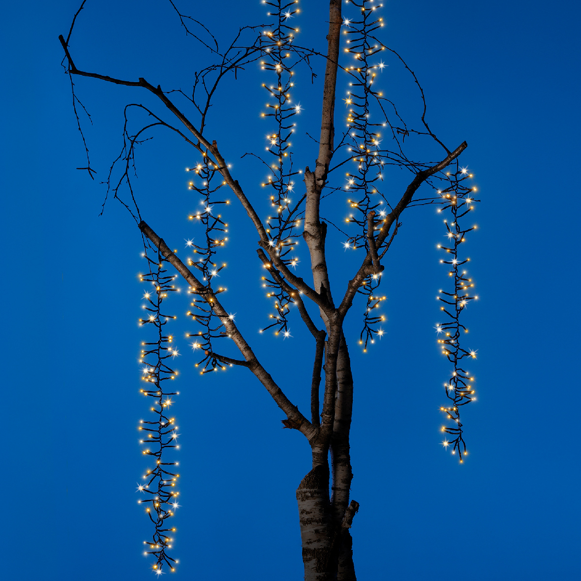 Koppelbare hangende boom verlichting voor buiten met de feestdagen - Starterset Koppelbare hangende boom verlichting voor buiten met de feestdagen - Starterset