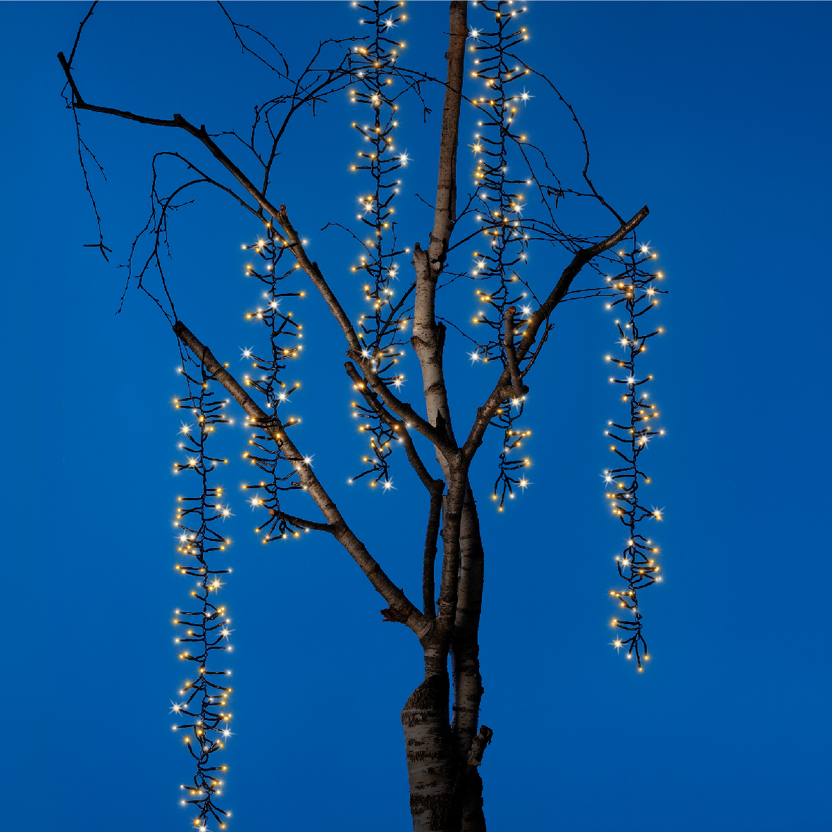 Koppelbare hangende boom verlichting voor buiten met de feestdagen - Uitbreidingsset