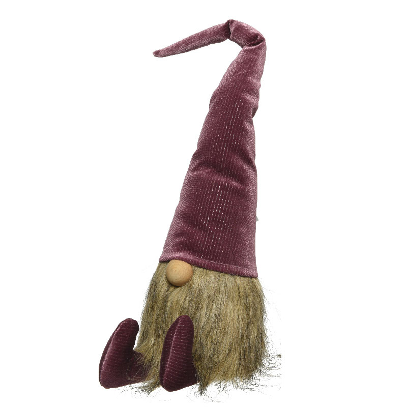 Kerstkabouter paars - 55CM Kerstkabouter paars - 55CM