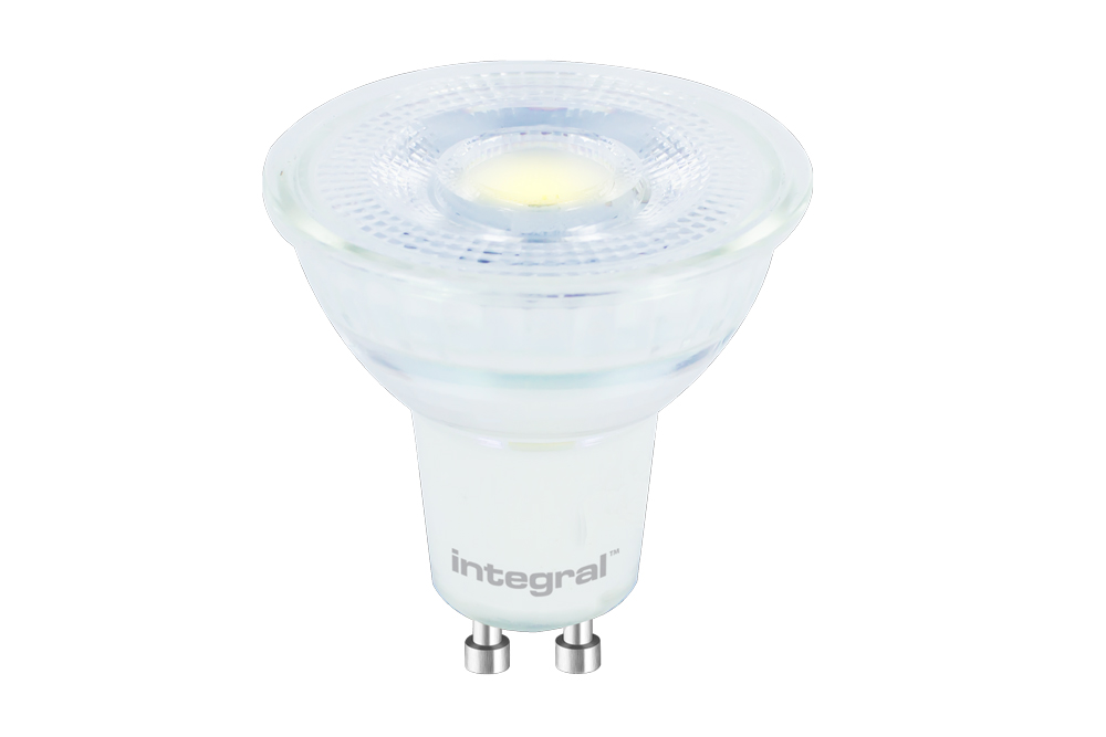 Dimbare GU10 Spot LED Lamp -Daglicht (6000K) -5.6 Watt, vervangt 55W Halogeen -Integral