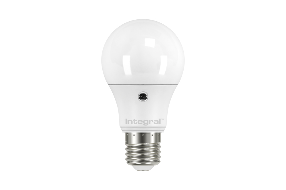E27 Standaard Schemersensor LED Lamp -Extra Warm Wit (2700K) -5 Watt, vervangt 40W Halogeen -Integra