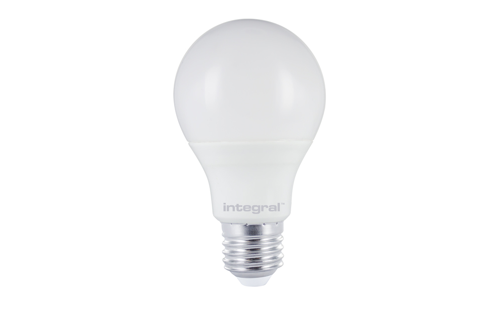 E27 Standaard LED Lamp -Helder Wit (5000K) -6 Watt, vervangt 40W Halogeen -Integral
