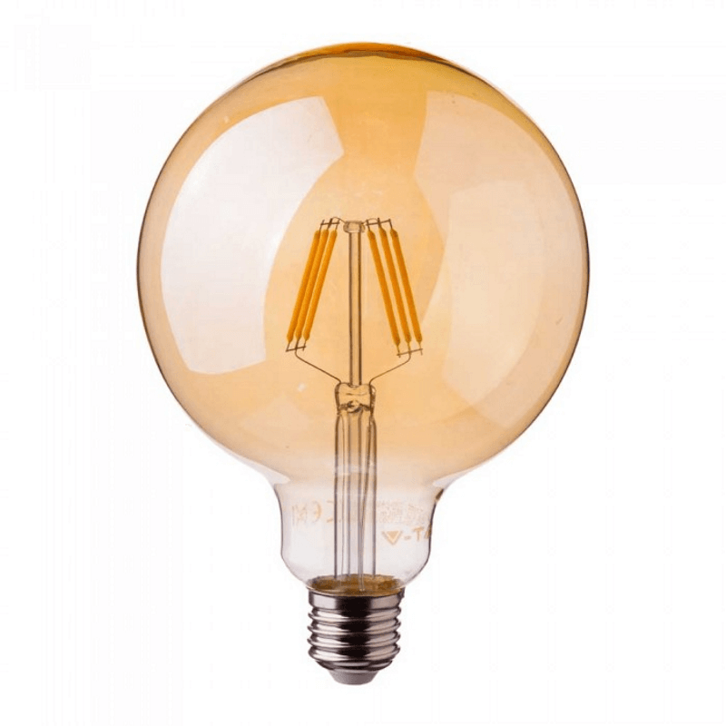 E27 Bol XXL LED Lamp -Super Warm Wit (< 2200K) -6 Watt, vervangt 55W Halogeen -Samsung