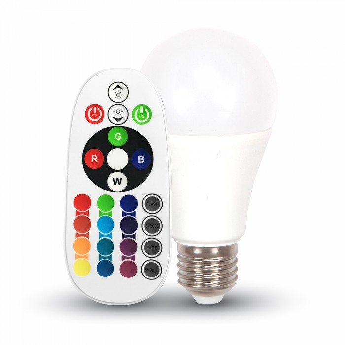 E27 Standaard LED Lamp -Extra Warm Wit (2700K) -6 Watt, vervangt 40W Halogeen -V-Tac