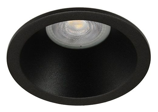 GU10 Armatuur RTM Verdiept rond Zwart GU10 Armatuur RTM Verdiept rond Zwart