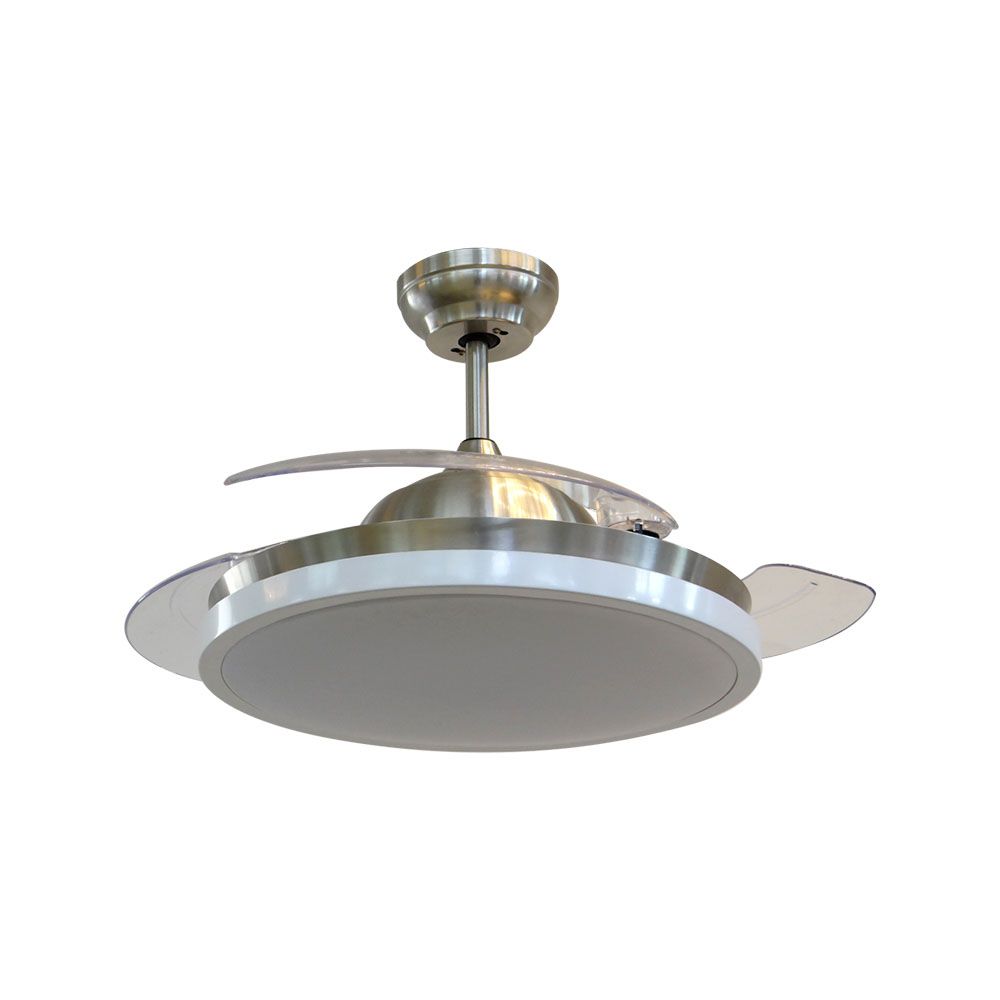 V-tac  VT-3042 Design Plafondventilator- 3 bladen -  Color-switch LED Lamp 30W -- Afstandsbediening - Winterstand -107cm