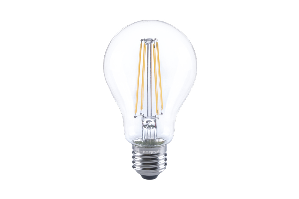 Dimbare E27 Standaard LED Lamp -Extra Warm Wit (2700K) -7 Watt, vervangt 60W Halogeen -Integral