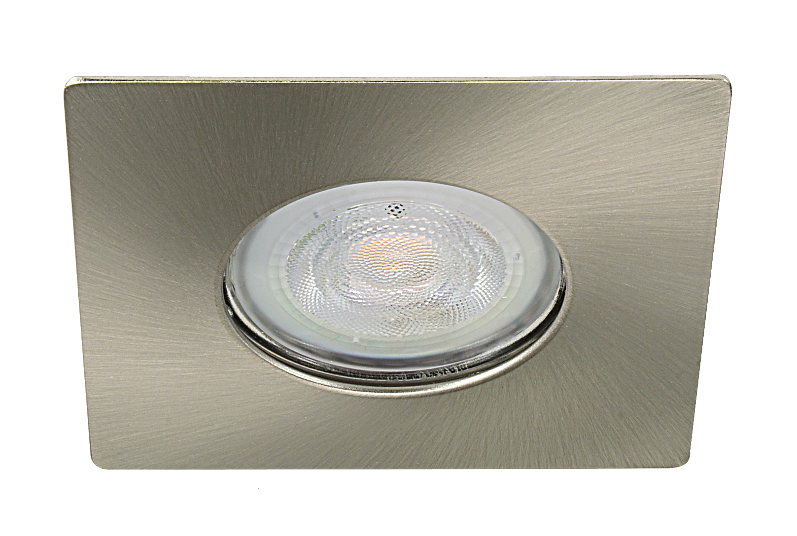 IP65 LED Inbouwspot Elise -Vierkant RVS Look -Koel Wit -Dimbaar 3.5W -Philips