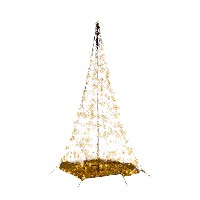 Buiten kerstbomen en takken