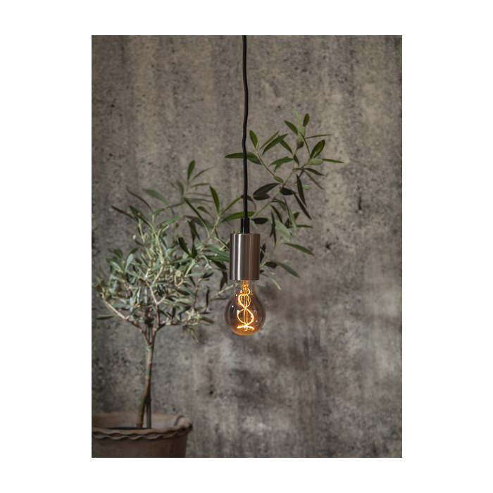 Standaard bol - E27 - 3W - Super Warm Wit <2200K - Filament - Rookglas